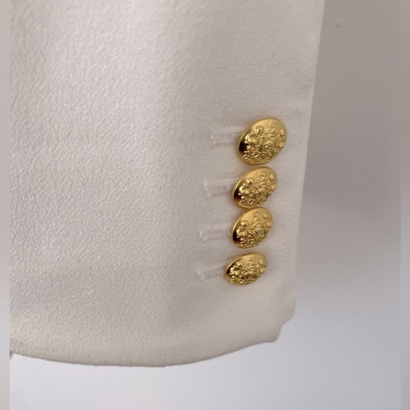 Veronica Beard Jack Peak-Lapel Riding One-Button Blazer - Picture 8 of 10